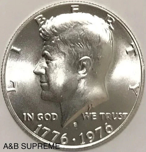 1976 S KENNEDY HALF DOLLAR GEM BU BICENTENNIAL 40% SILVER