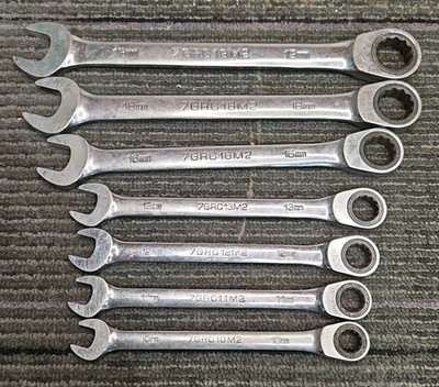 Matco Tools 7GRC*M2 72 Teeth Metric Combination Ratcheting 8pc