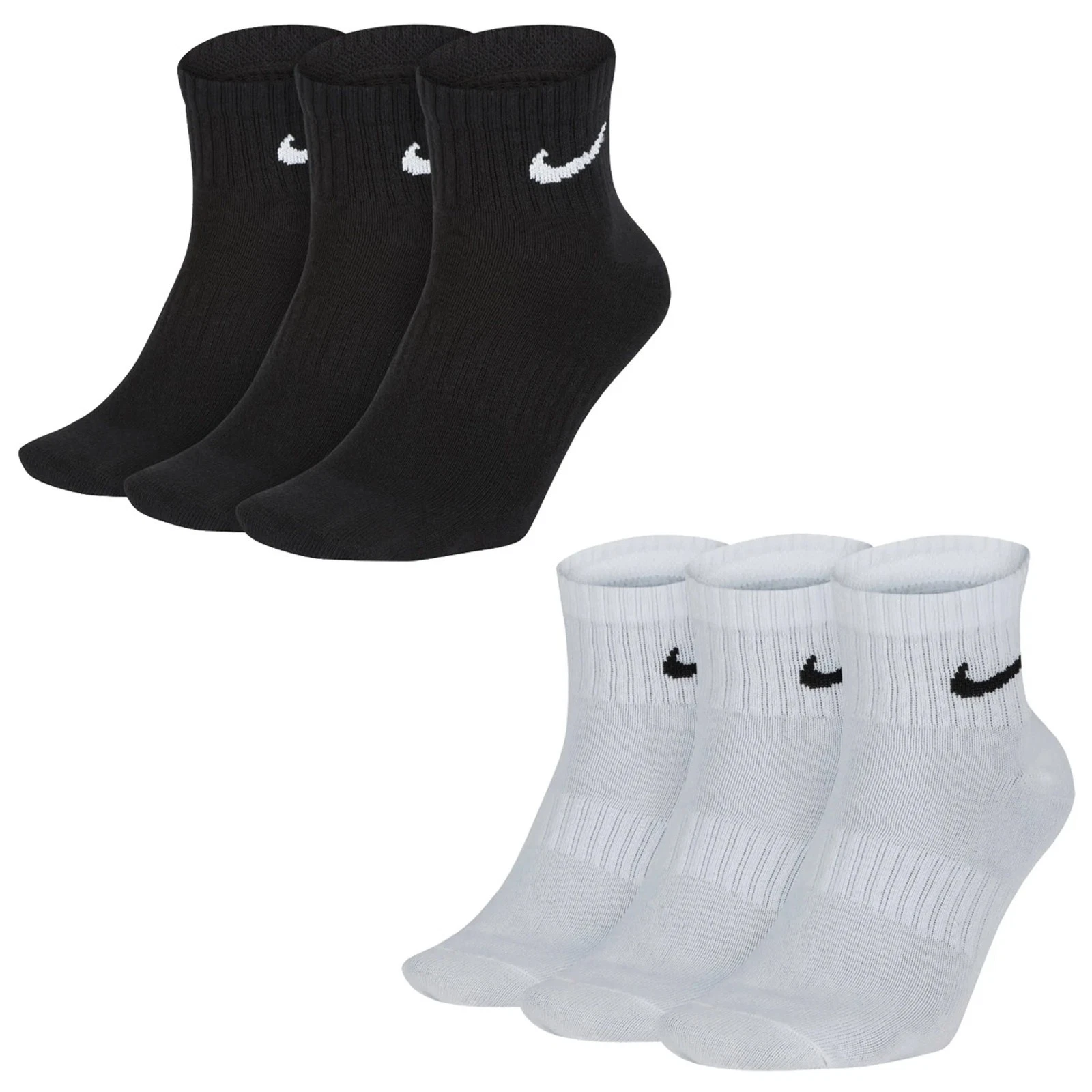 Nike Unisex Sports Socks IN Pack - Everyday, Savings Pack, Lightweight No Show