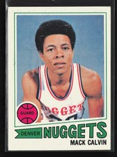 1977-78 Topps #96 Mack Calvin White Backs Denver Nuggets NM