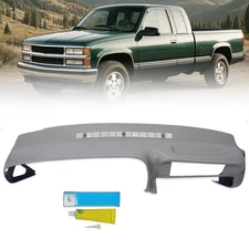 For 1997 97-99 00 GMC SUVs & Trucks in Medium Grey NEW Molded Dash Cover Cap
