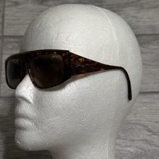 Vintage GENNY 135 9001 Tortoise Sunglasses Italy SCRATCHES On Frames, Unaligned