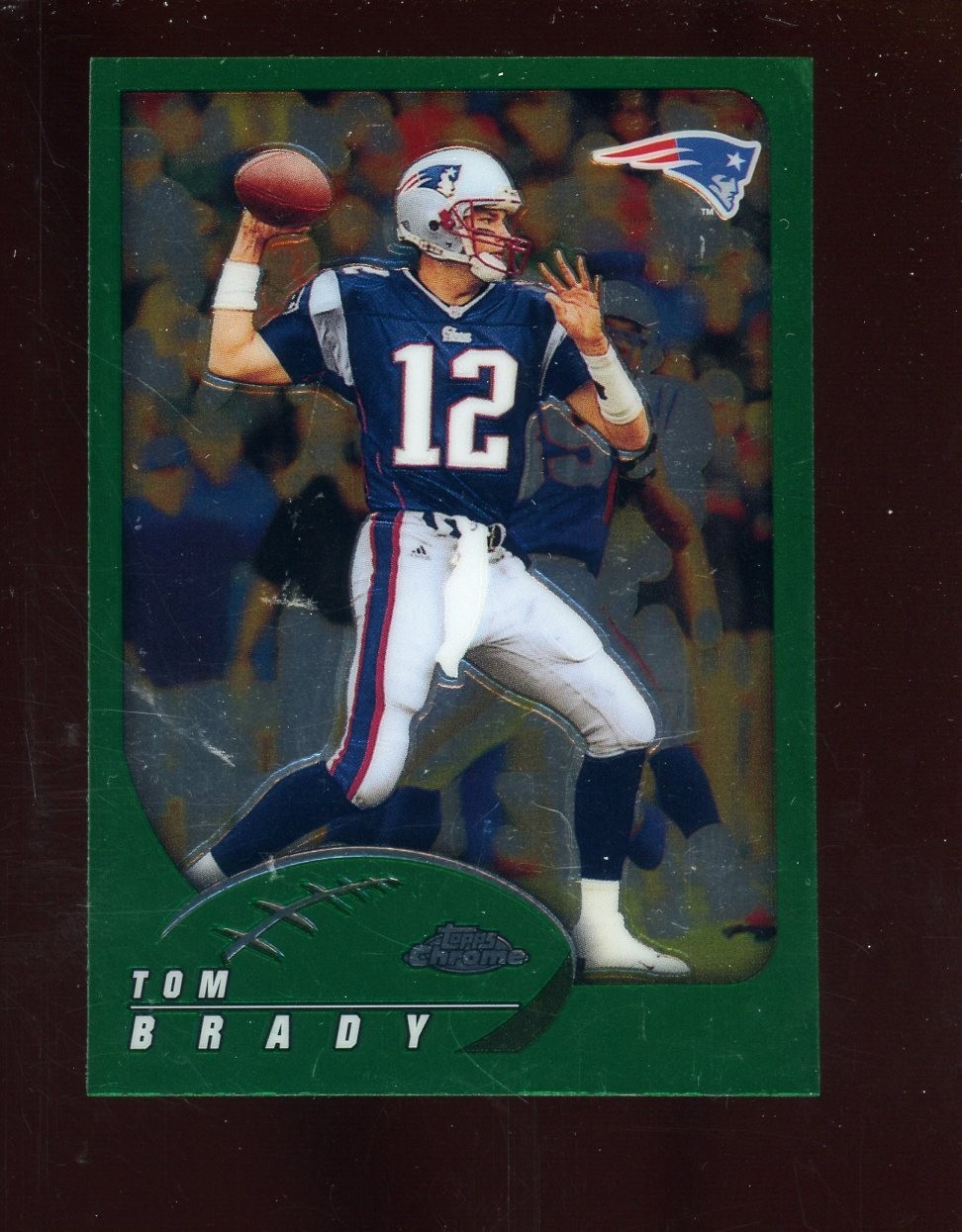 2002 Topps Chrome Tom Brady #100