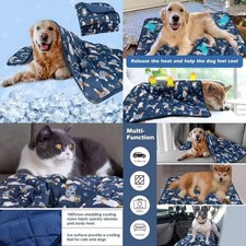 Dog Cooling Mat, Premium Lightweight Pet Cooling Blanket Bed Cover for Dogs, Cat