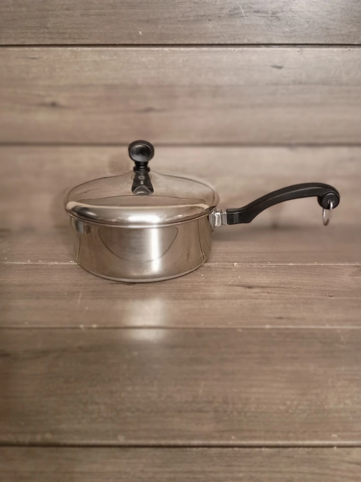 Vintage Farberware 1.5 Qt Sauce Pan Aluminum Clad Stainless Steel with Lid
