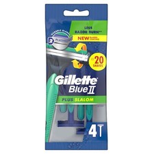 Gillette Blue II Plus Slalom Einwegrasierer 5x4er Pack