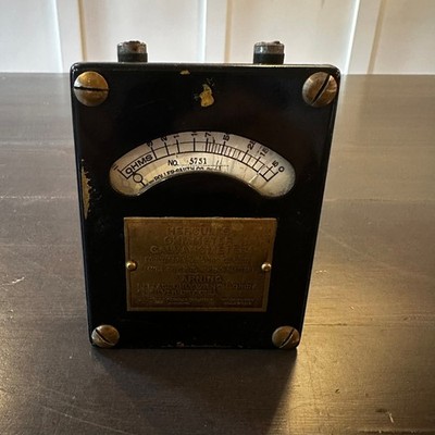 Vintage Hercules Ohmmeter / Galvanometer   Mining & Blasting Circuit Tester