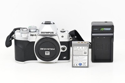 Olympus OM-D E-M10 Mark IV 20.3MP Mirrorless Camera Body Only-Silver #B81