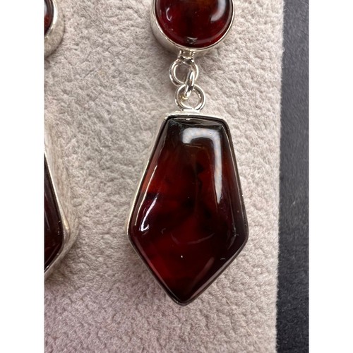 NEW Jay King Cognac Amber Sterling silver earrings - Picture 14 of 15