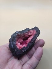 Red Thunder Egg AGATE GEODE FOR DISPLAY Crystal Rock Calsite