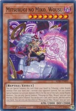 Yugioh! Mitsurugi no Miko, Wousu - ALIN-EN091 - Common - 1st Edition Near Mint, 