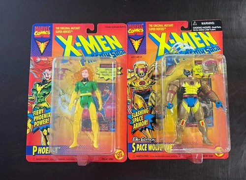 Vintage Marvel Comics X Men Phoenix Saga Phoenix & Space Wolverine 1994 Toy Biz
