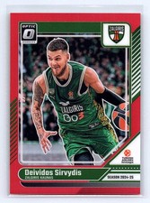 Deividas Sirvydis 2024-25 Donruss EuroLeague #5 Optic Red #/99