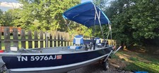1978 15' Alumicraft FD 15 Semi-V Jon Boat with '89 25 hp Evinrude