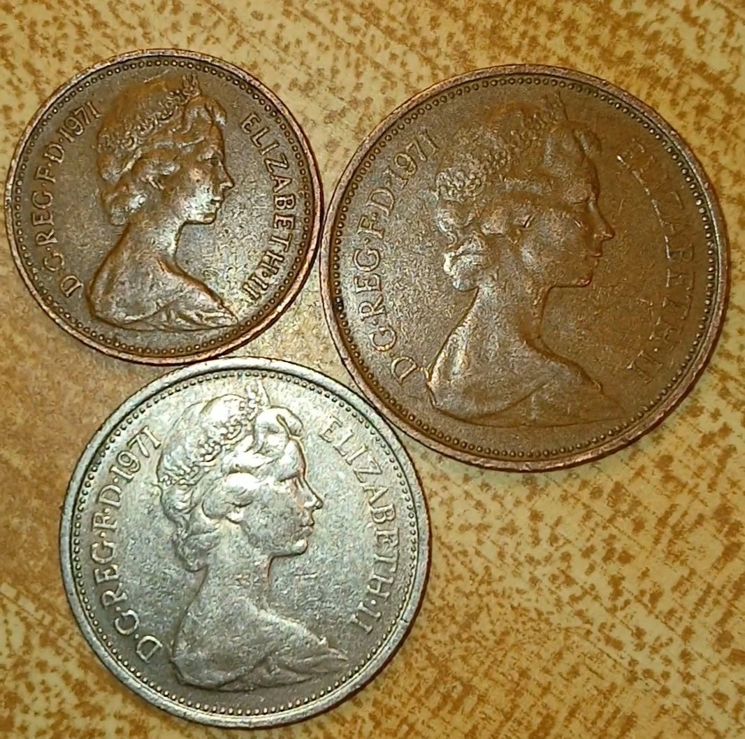 曾流通未分级1971 英国硬币| eBay