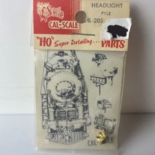 Cal-Scale HL-205 HO Scale Pyle Headlight Brass Details NIP
