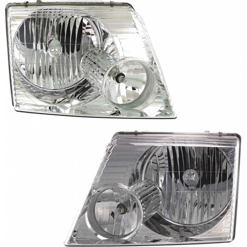 Fog Light Covers For 2002-2005 Ford Explorer - Black Textured, Clip-On, Pair Set