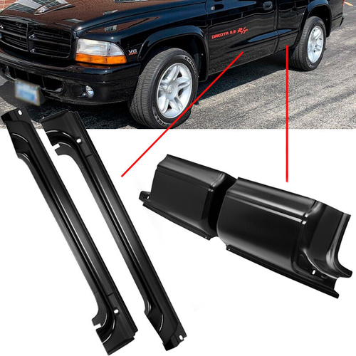 Rocker Panel Cab Corner Kit fit 1997 19982004 Dodge Dakota Regular Cab
