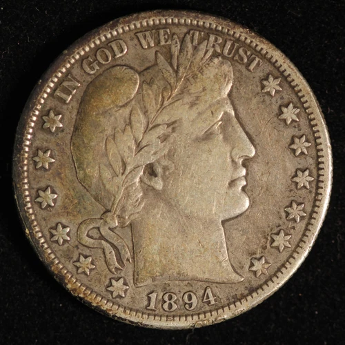 1894 -S 50c Silver Barber Half Dollar Free Shipping USA