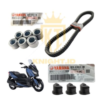 GENUINE Fit For YAMAHA XMAX 250/300cc 2017-2022 KIT BELT /ROLLER/ SLIDER CLUTCH