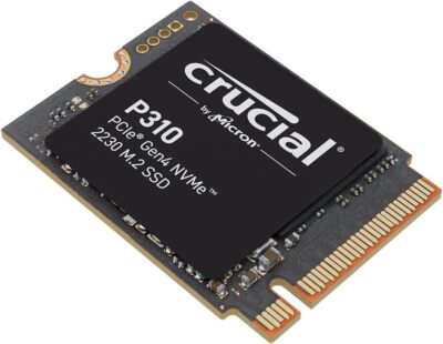 Crucial P310 1TB PCIe Gen4 2230 NVMe M.2 SSD Up to 7,100 MB/s