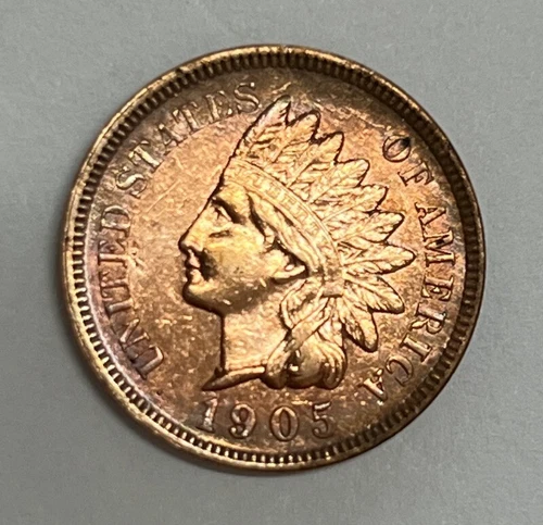 1905 Indian Cent About Uncirculated Details