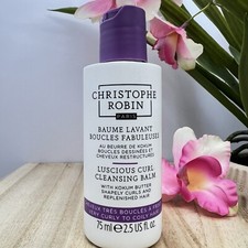 Christophe Robin Paris Luscious Curl Cleansing Balm Travel Sz 2.5oz, 75ml New