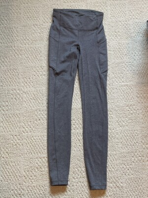 Lululemon Speed Up Tight Heather Grey SZ 2 Womens Leggings