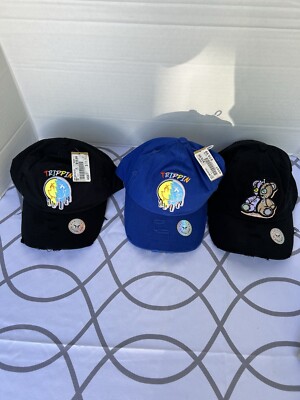 3 Hats Muka Psychedelic Trippin Logo Hat Cap Adjustable Snapback baseball style