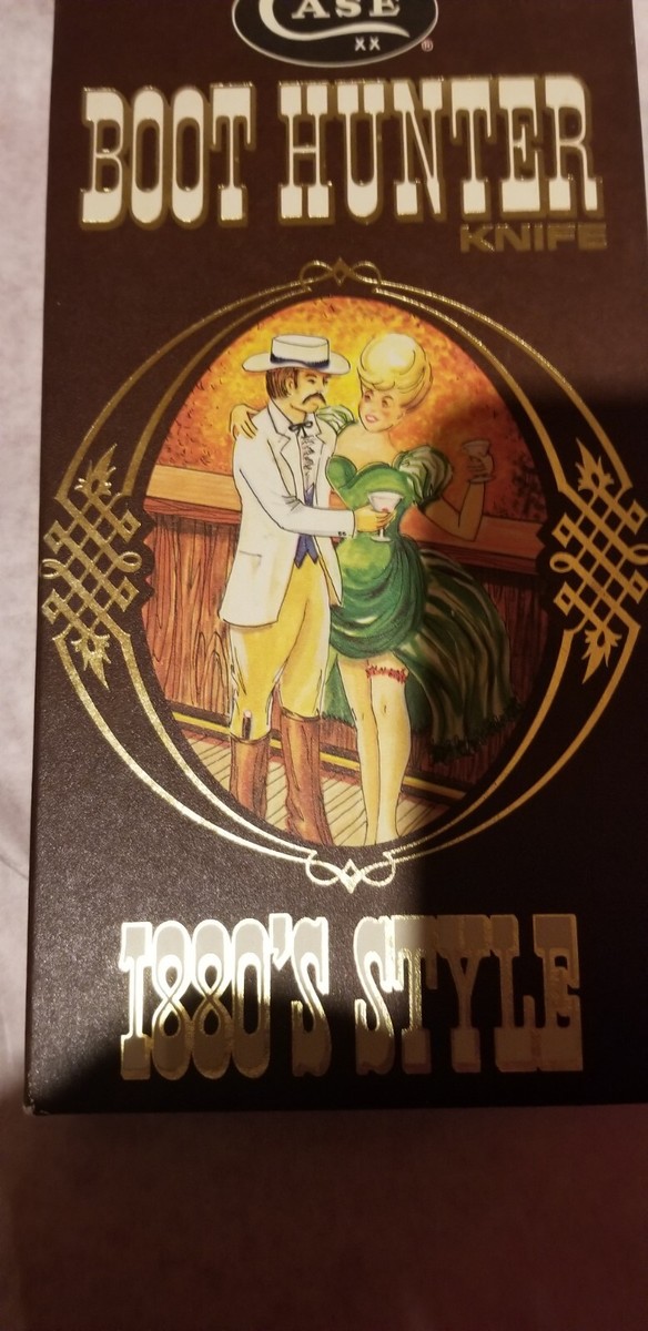 Vintage 1982 CASE XX Boot Hunter Knife No.P62-4 1/2 SS w/ Original