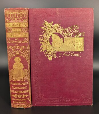 Darkness and Daylight; or Lights and Shadows of New York Life 1900 Antique Book