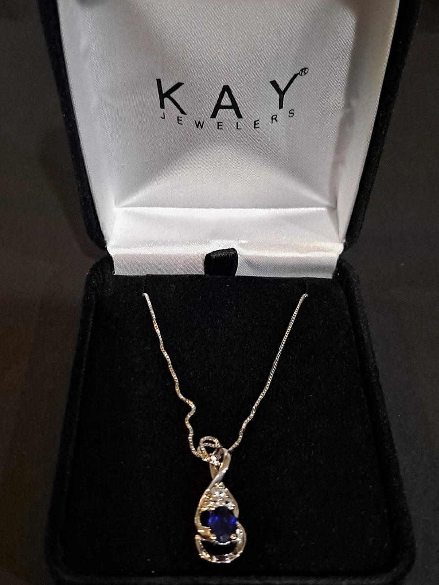 Kay jewelers cheap sapphire necklace