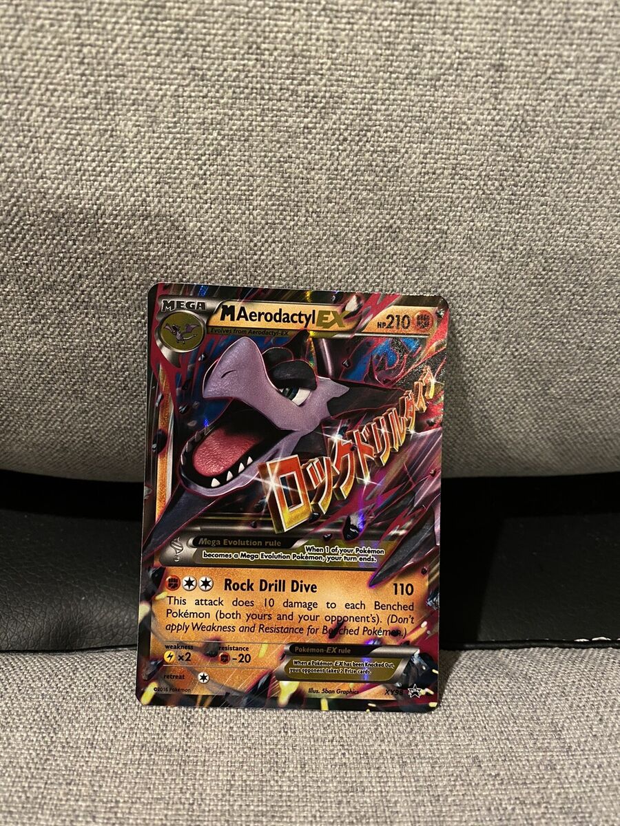  Pokemon - Mega-Aerodactyl-EX (XY98) - XY Black Star Promos -  Holo : Toys & Games