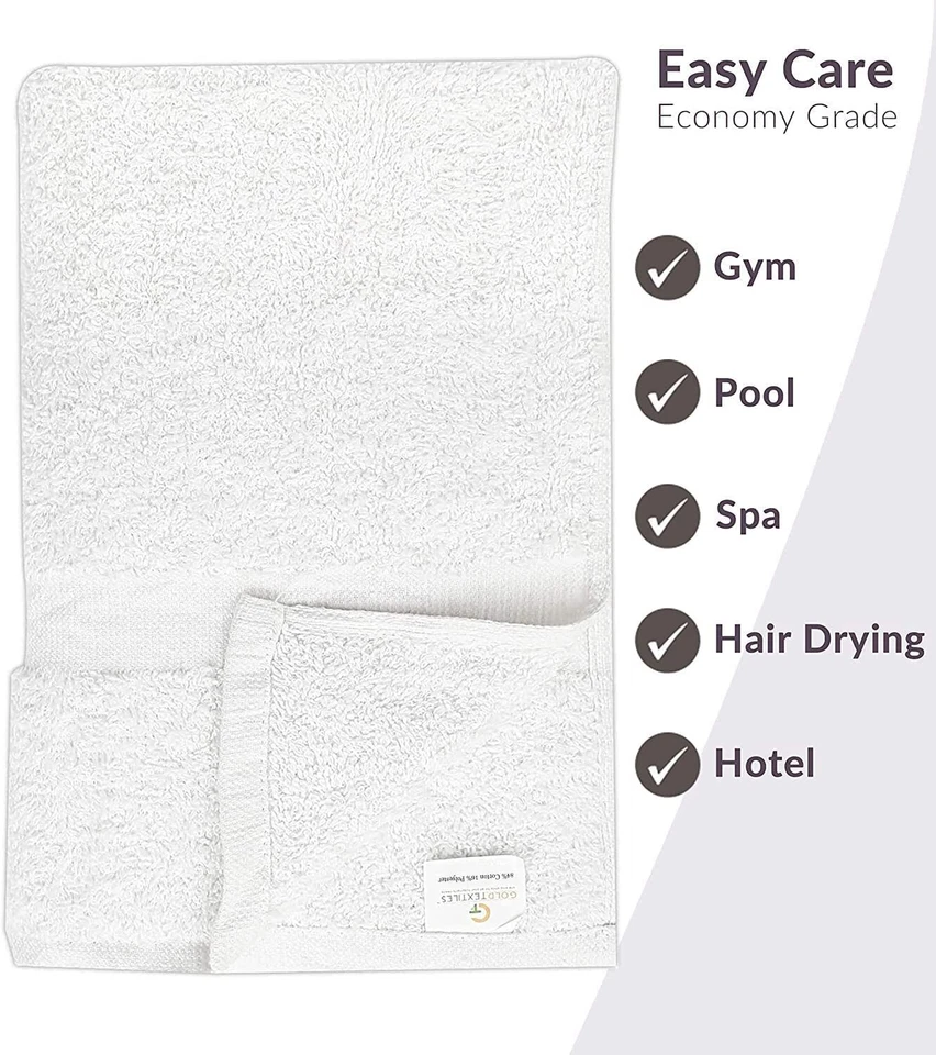 Economy Cheap Bath Towels Commercial Uses Gym/Salon/Spa & Hair 20x40 inch Towel - Image 3 of 4