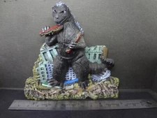 Godzilla Destroyed City backdrop diorama