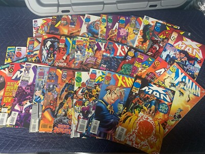 X-MAN #1 + LOT Run 1995 1st Nate Summers Key (X-men, X factor, X force, AOA)