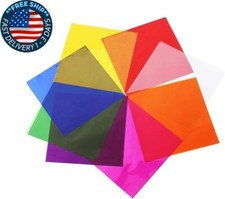 Hojas de celof n de colores para manualidades y decoraci n DIY, 120 piezas
