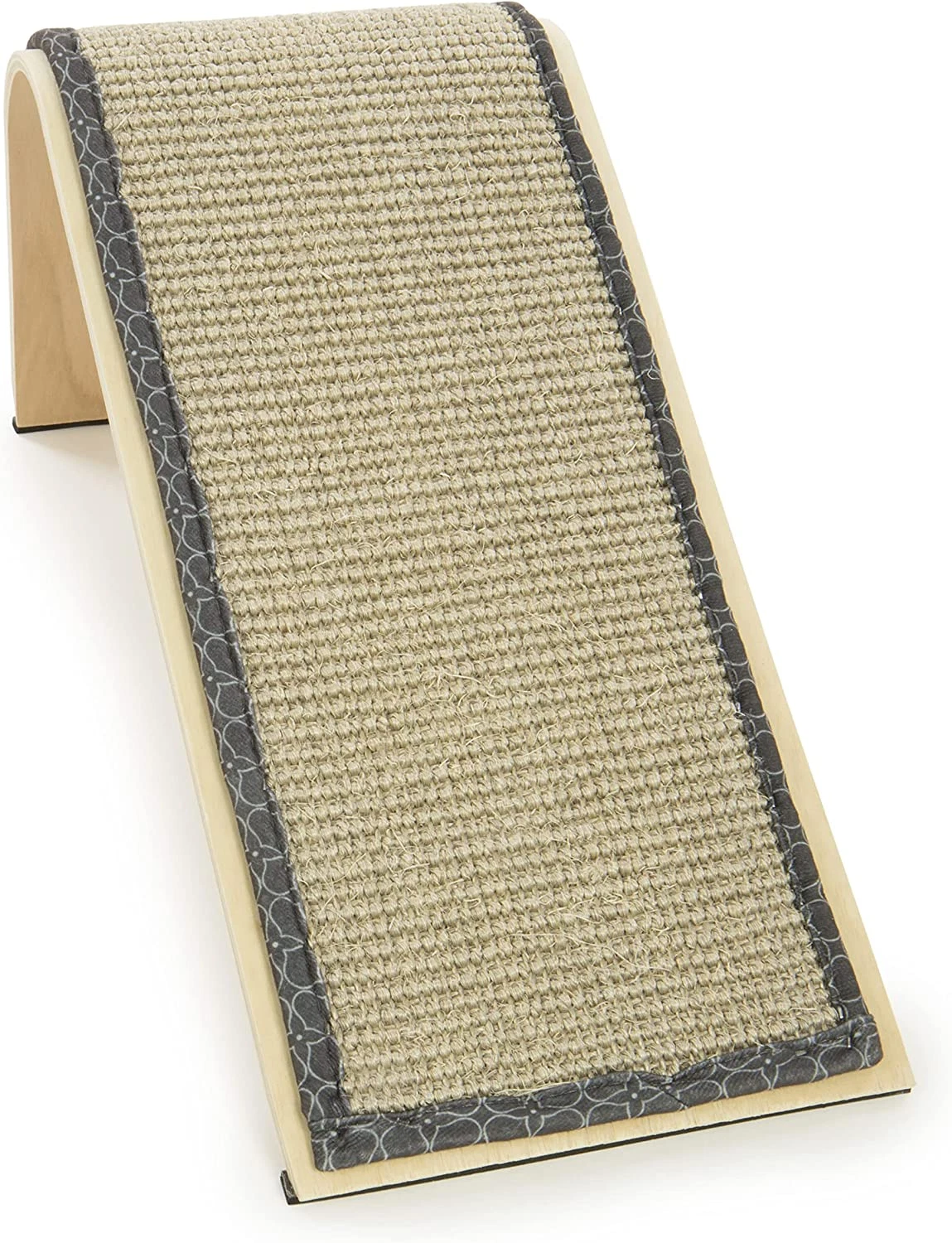 Sisal Angle Cat Scratch Ramp, Includes Catnip - Natural, One Size