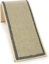 Sisal Angle Cat Scratch Ramp, Includes Catnip - Natural, One Size