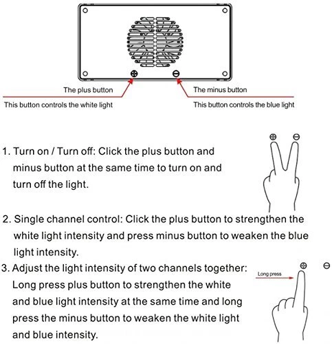 Aquarium Lights –2nd Generation A029 Aquarium LED Light 30Watts Saltwater Light - Image 2 of 4