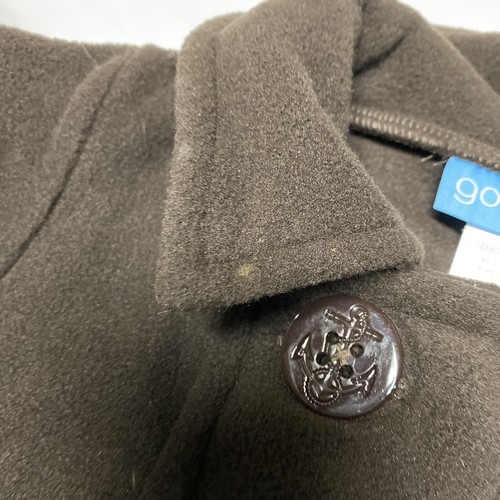 GoodLad Brown Fleece Jacket Size 18 Months Girls or Boys Pea Coat New - Picture 8 of 8