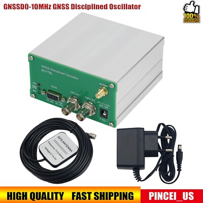 GNSSD0-10MHz GNSS Disciplined Oscillator 20MHz Sine Wave 1Vrms Output GNSS Clock