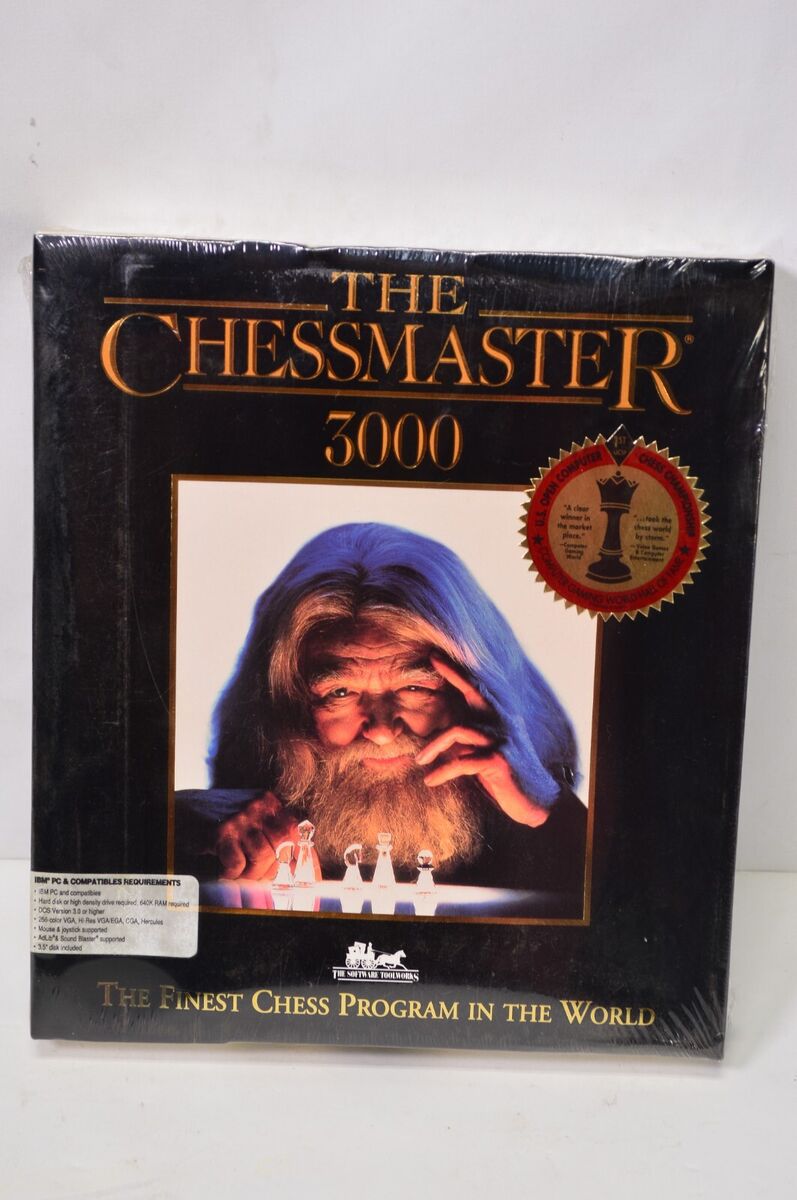 The Chessmaster 3000 IBM PC MS-DOS game Software Toolworks 1991