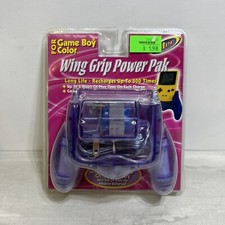 VTG Intec Gameboy Color Intec Rechargeable Battery Clear Purple NOS Sealed NEW