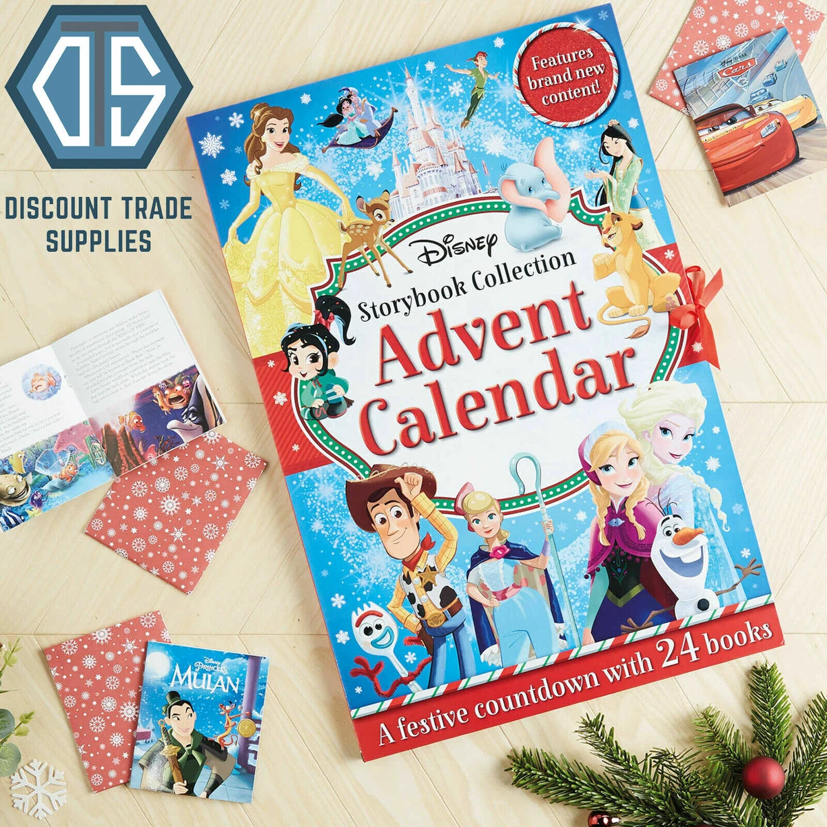 New Disney Story Book Collection Christmas Advent Calendar with 24 Books  9781838526559 | eBay