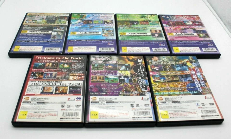 Lot of 7 PS2 .hack G.U. Infection Mutation Outbreak Quarantine Rebirth Reminisce - Image 2 of 4
