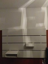 nordil kopfteil ikea Höhe 83,5 cm  Länge1,30m weiß 