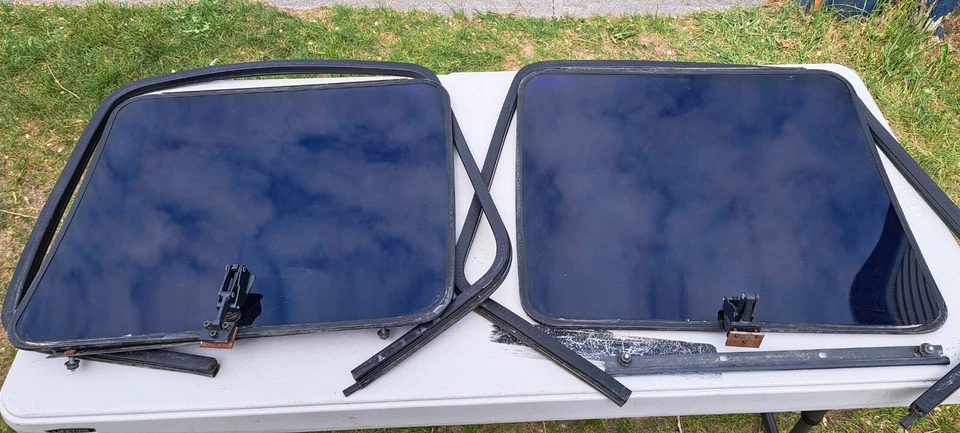 95-03 Dodge Ram Van Pop Out Kit de ventana de vidrio ventilado 1500 2500 3500 tinte de fábrica Foto 3 de 3