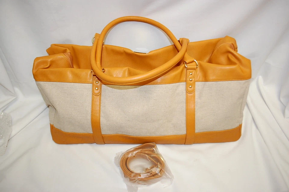 Bolsa de viagem Miche Vienna nas cores aveia e caramelo S8498 - Imagem 4 de 4