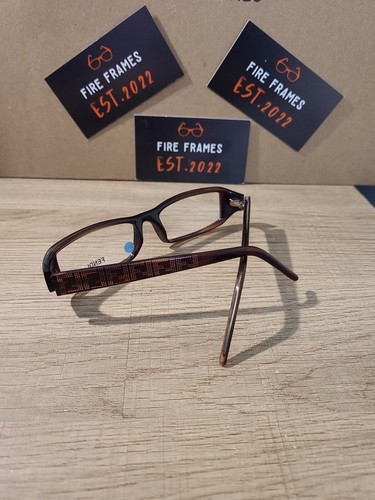 Fendi F719 238 Brown Fendi Print Eyeglasses Frames Fendi Glasses 52-15-130 RARE - Picture 6 of 9